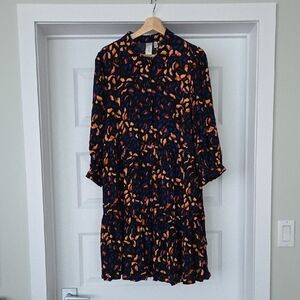 Y.A.S. A-line Tiered Midi Dress, Size L